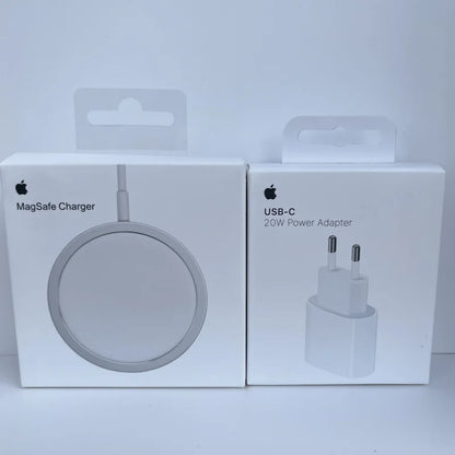 Original Apple Magsafe Wireless 15W Charger For iphone 16 15 14 13 12 mini Pro Max Plus