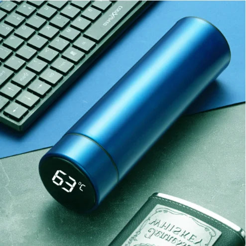 Free Custom Intelligent Digital Thermos Water Cup Touch Display Temperature Stainless Steel Creative Thermoses Coffee Mug Gifts
