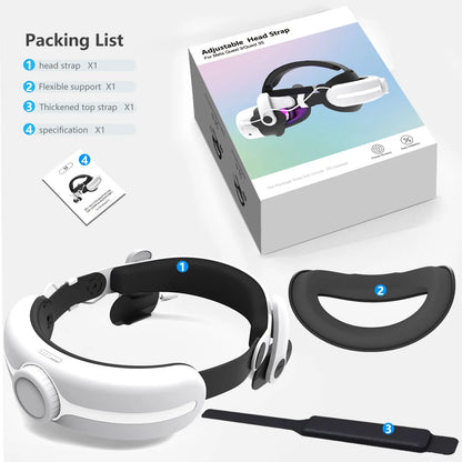 for Meta quest3/Quest 3s VR Elite Head Strap Can be used Enjoy super long battery life with a 12,000mAh capacity