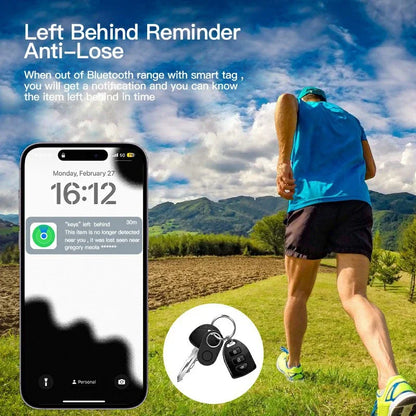 Mini Smart Tracker Suitable Apple Finder Locator Used In Conjunction With Airtag Google Find My Device Anti Loss Aviation Tag