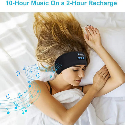 Wireless Bluetooth Earphone Sleeping Band Music Headphones Soft Elastic Comfortable Eye Mask Sleep Headset for Side Sleeper