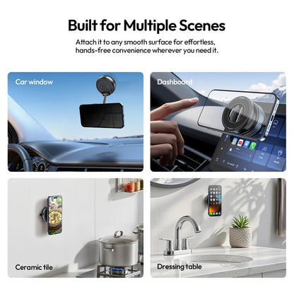 Ulanzi SK-25 Magnetic Car Phone Holder Suction Cup Car Specific Navigation Vacuum Support GPS Fixed Camera Position Shooting