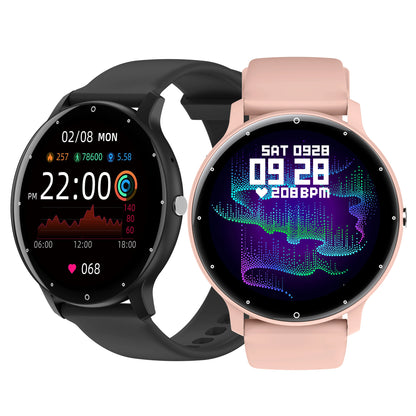 Smart Watch ZL02C Pro Fashion Lady Bluetooth Call Answer Dial 1.28inch AI Voice Sports Fitness ZL02CPro Men Women Smartwatch