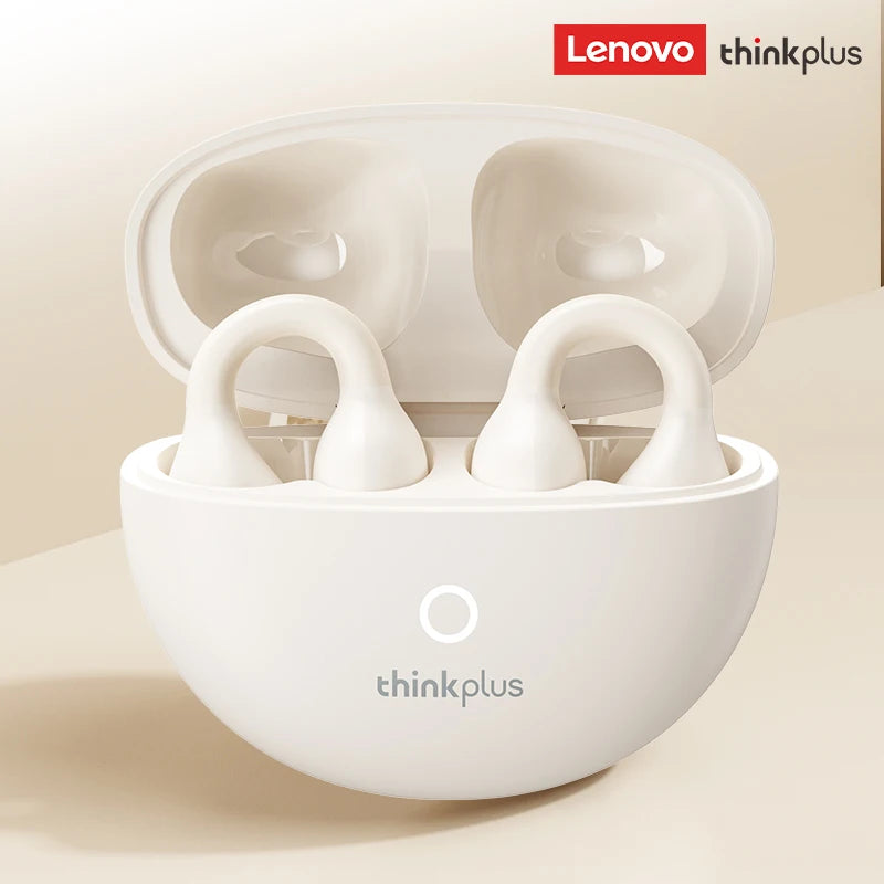 New Lenovo LP25 OWS Wireless Bluetooth Ear Clip Headphones Long Battery Life Gaming Headset HIFI Surround Sound Earbuds With Mic