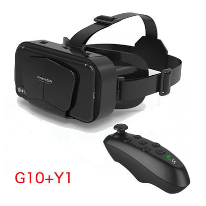 Xiaomi G10 4K Giant Screen Virtual Reality 3D Glasses Google Cardboard Box VR Helmet for 4.7-7" Phone Game Controller Player