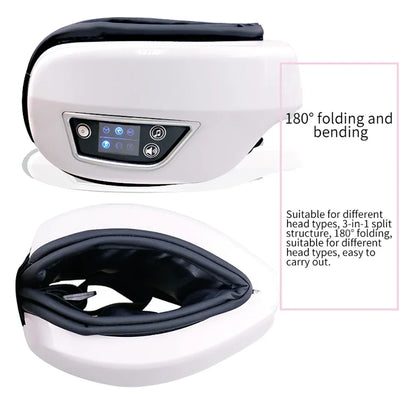 6D Smart Vibration Eye Massager Compress Eye Care Instrument Bluetooth Music Eye Massage Sleep Mask Eye Relax Fatigue