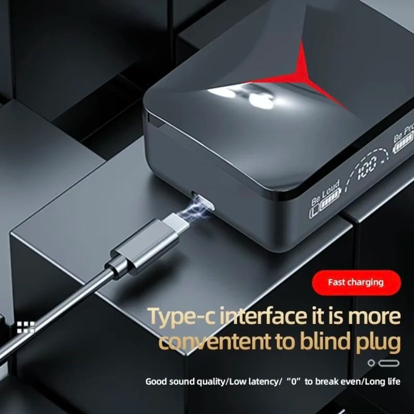 M90 Pro TWS Wireless Bluetooth Headset 5.3 Headset In-Ear Gaming Mini Sports Cancelling Headset