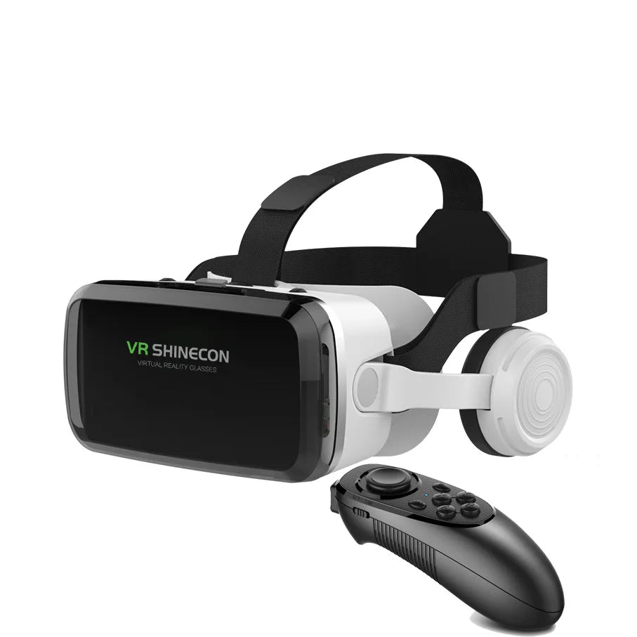 RGB Esports 3D Helmet VR Adjustable Headwear Wireless Glasses Virtual Reality Stereo Microphone Headphone Helmet Suitable fphone