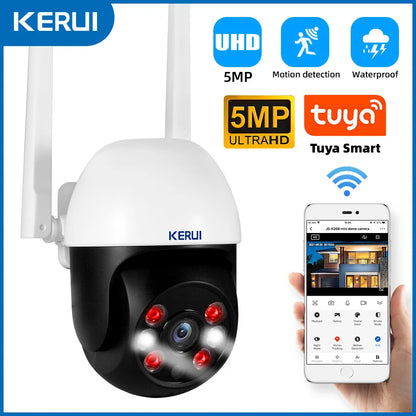 KERUI 4G/WiFi GSM Home Alarm with 7-inch IPS Large Touch Screen Panel Tuya Smart Wireless Security Alarm System Burglar Alexa