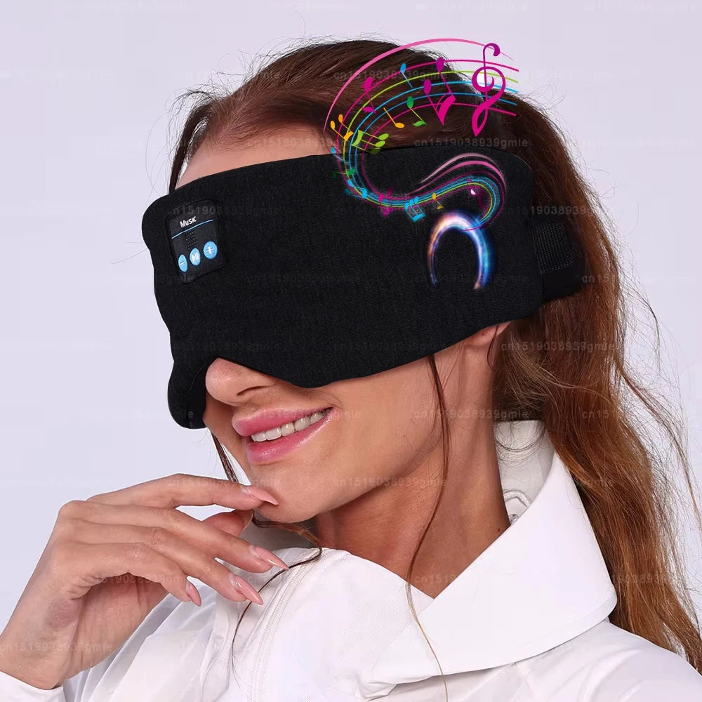 Mask for Sleep Headphones Bluetooth Travel 3D Eye Mask Music Play Sleeping Headphones Adjustable Music Eye Mask for Sleeping Aid