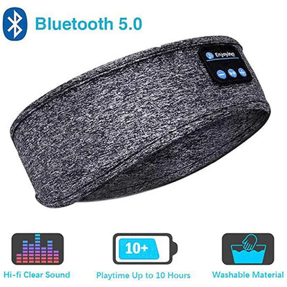 Wireless Bluetooth Earphone Sleeping Band Music Headphones Soft Elastic Comfortable Eye Mask Sleep Headset for Side Sleeper