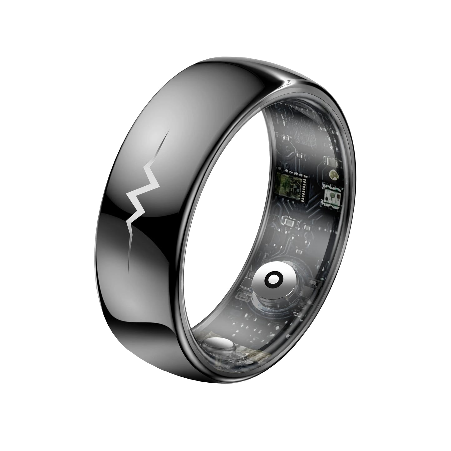 For Xiaomi Huawei New Smart Ring Heart Rate Blood Oxygen Health Monitor 3ATM Waterproof Multi-sport Mode Wireless Charging