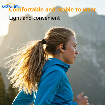 MZYJBL Wireless Headphones A28 Neckband Bluetooth5.4 Bone Conduction Sport Stereo Headset ENC Noise Reduction Earphone Headphone