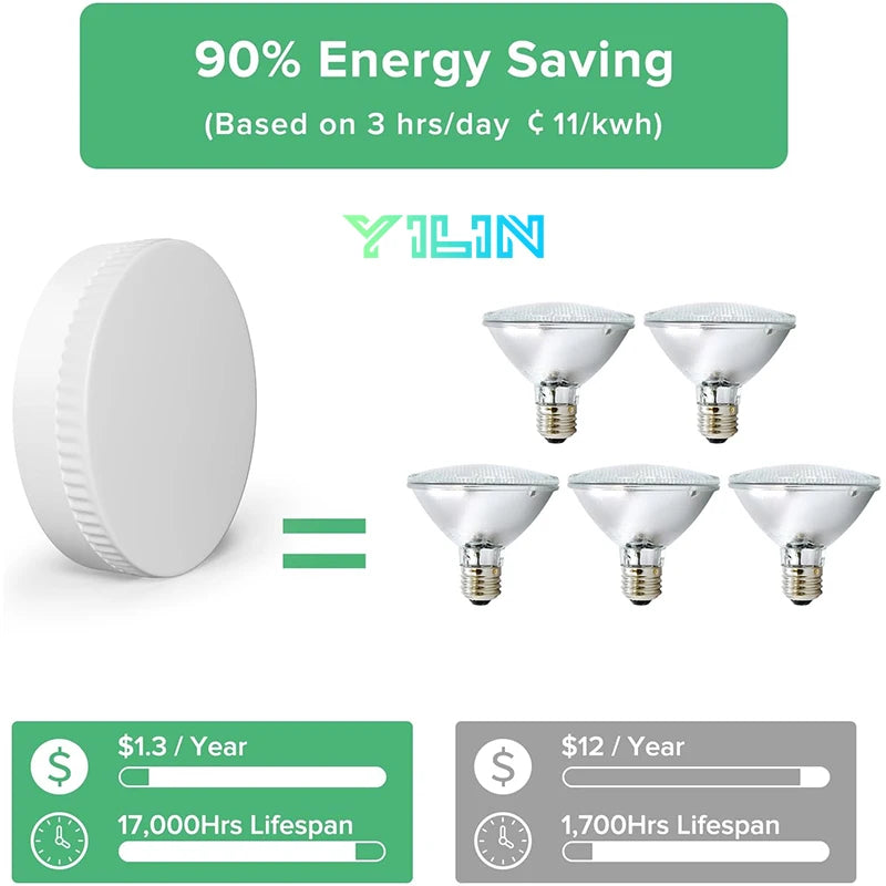 GX53 Smart LED Bulb RGBCW 12W Wardrobe Spotlight Bulb WIFI TUYA APP Control Intelligent LED Downlight Cabinet Light AC220V