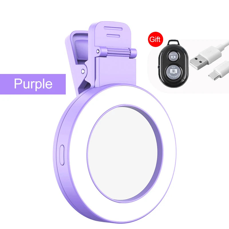selfie fill light Mobile led light led fill light for professional photography  camera light led light mobile selfie ring lights