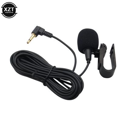 MINI Professionals Car Audio Microphone 3.5mm Jack Plug Mic Mono Mini Wired External Microphone for PC Auto Car DVD Radio NEW