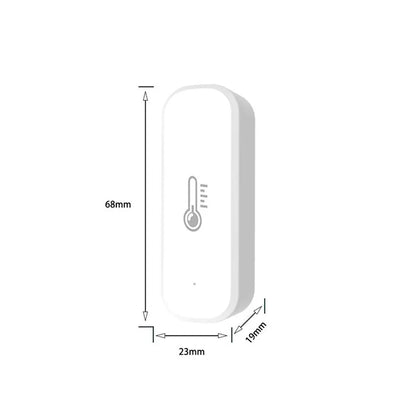 Tuya Zigbee Smart Temperature Humidity Sensor Battery Powered ZigBee Smart Home Security Work With Alexa Google Home Yandex