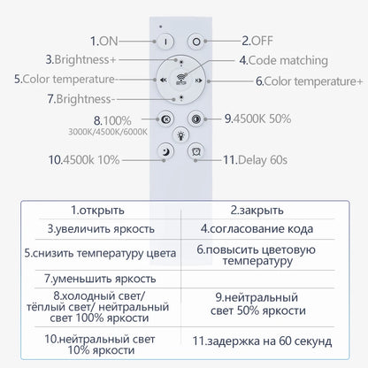 MARPOU Smart ceiling lamp led lamp for bedroom ceiling lights with Remote control Dimmable led lights for room Living room