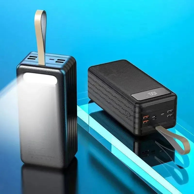 80000mAh Large-capacity Charging Treasure  60000 Digital Display 5w Fast Charging Outdoor 100000 Mobile Power Gift Wholesal