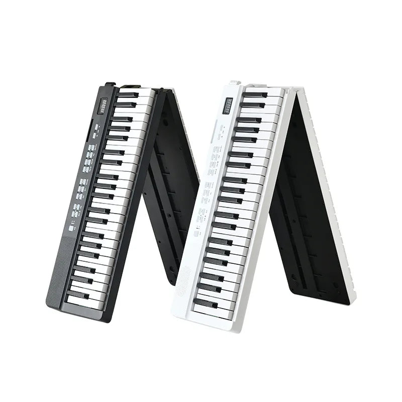 Foldable Musical Piano with Digital Organ Controller, 88 Keys, Electronic Music Synthesizer, Professional Keyboard