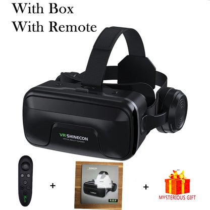 VR Glasses 3D Virtual Reality Headset Devices Helmet Lenses Goggles Smart For Smartphones Phone Cell Controller Mobile Game Viar