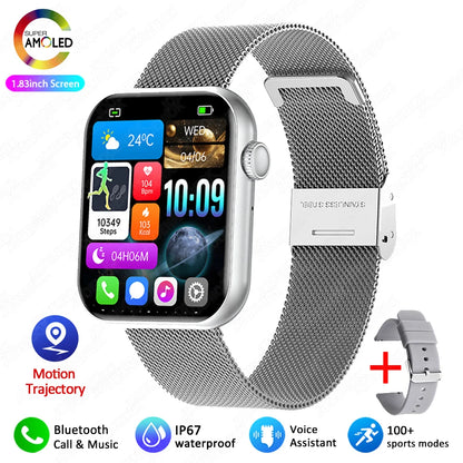 2025 New For Apple DT Watch 10 Smart Watch Men Women Waterproof Support 120 Sports ECG+PPG 1.81 inch Bluetooth Call Smart Watch