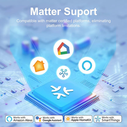 Matter Smart Socket WiFi UK Smart Plug 16A Mini Home Outlet App Control Voice Function Work with HomeKit Siri Alexa Google Home
