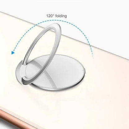 Extremely Thin Luxury Metal Mobile Phone Socket Holder Universal Telephone Magnetic Car Bracket Stand Accessories Finger Ring