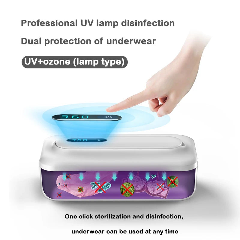 UTHAI Mobile Phone Disinfection Machine Small Makeup Tool Storage Box Multifunctional Ozone Ultraviolet Disinfection Box