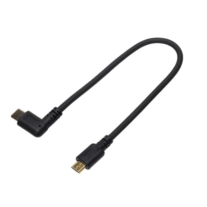 5Pin Converter Data Cable 90 Degree Elbow Micro/Mini USB2.0 Male To USB 3.1 Type C Male Adapter Converter OTG Charging Line