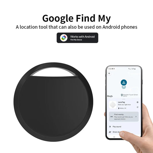 Android GPS Tracker Airtag Google Find My Device Smart Tag Bluetooth Locator Tracking Mini Tags Global Positioning Anti-lost