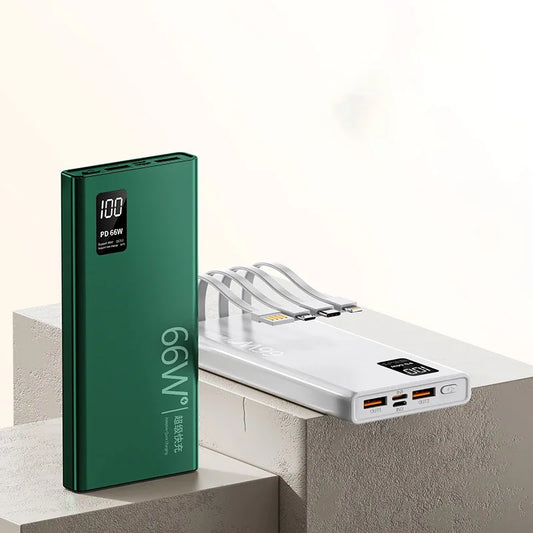 Super fast charging with its own cable high-capacity charging treasure 20000 mAh mobile power gift