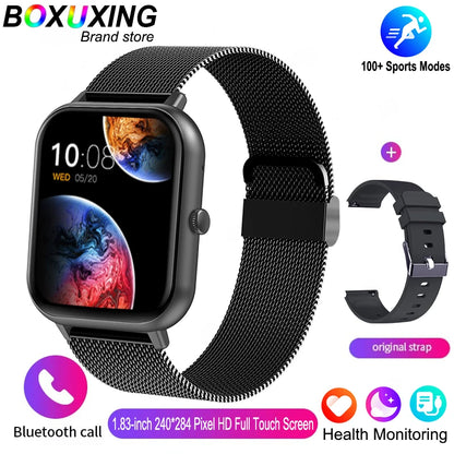 For Xiaomi 2025 New Smart Watch Men Bluetooth Call Fitness Tracker Heart Rate IP68 Waterproof Smart Watch Men Women IOS Android
