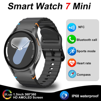 Watch7 Mini Smart Watch GPS Track AMOLED Screen Bluetooth Call Sports Watch Heart Rate Waterproof Smart Watch For Men And Women