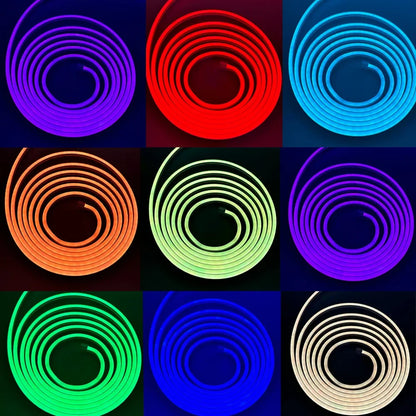 1-5M USB Zigbee 3.0 RGB Neon LED Strip Lights Waterproof  Dimmable Flexible Tape Kitchen Cabinet TV Room Night Light for MQTT