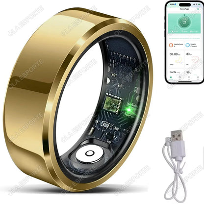 2025 New For Xiaomi Smart Ring Men Women, Heart Rate and Blood Oxygen Monitor Smartring IP68 & 5ATM Waterproof, Multi-sport Mode