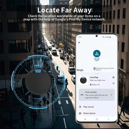 Bluetooth GPS Tracker Google Smart Tag Find My Key Wallet Pet Loud Ring Portable Global Tracking Anti Loss Device For Xiaomi