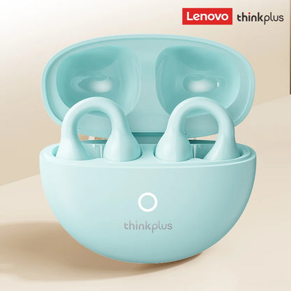 New Lenovo LP25 OWS Wireless Bluetooth Ear Clip Headphones Long Battery Life Gaming Headset HIFI Surround Sound Earbuds With Mic