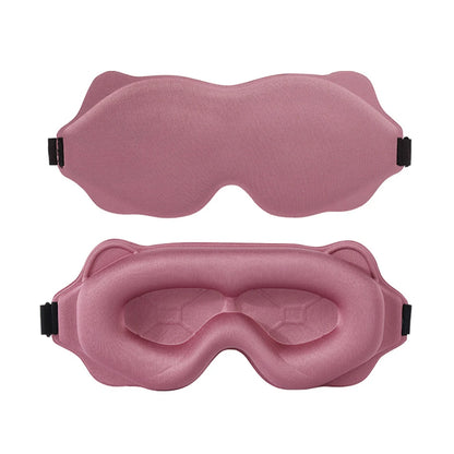 3D Sleep Mask Blindfold Sleeping Aid Soft Memory Foam Eye Mask Block Out Light Pressure Sensation Rest Relax Aid Adjustable Mask