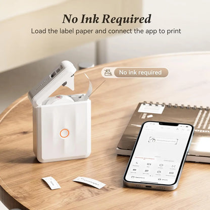 Niimbot D110 Smart Portable Label Printer Mini Pocket Thermal Sticker Maker Self-adhesive Label Papers For Office Home USE