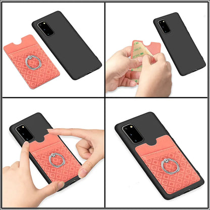 Cute Claw Design Smart Phone Ring Socket Holder Wallet Credit Card Holder 3M Adhesive Sticker Mobile Stand Case Soporte Celular