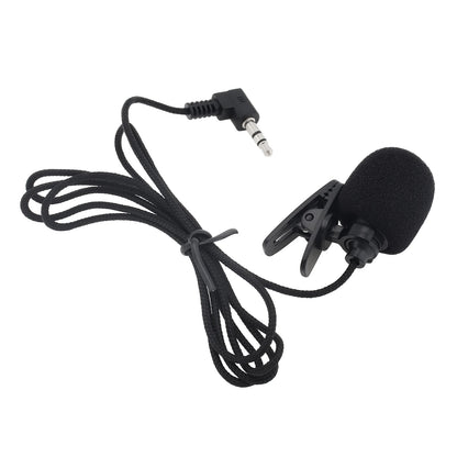 Universal Portable 3.5mm Mini Microphone Hands Free Clip on Microphone Mini Audio for PC Laptop Loudspeaker Mic