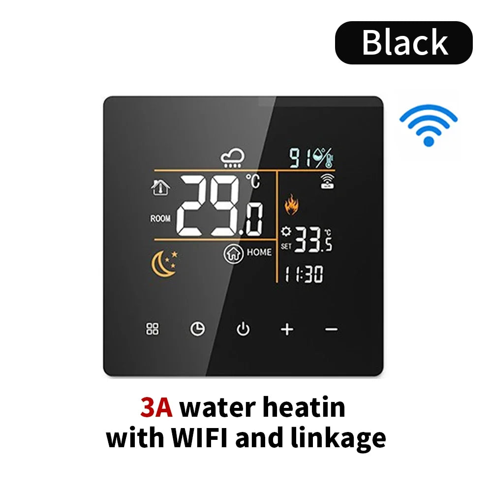 Tuya WiFi Thermostat and Hygrometer Digital Temperature Controller Boiler Thermostat Underfloor Heating Home Intelligent Tools