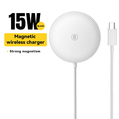 Essager Magnetic Qi Wireless Charger 15W With Cable For iPhone 14 13 12 Pro Max Fast Wireless Charging For Samsung Xiaomi Huawei
