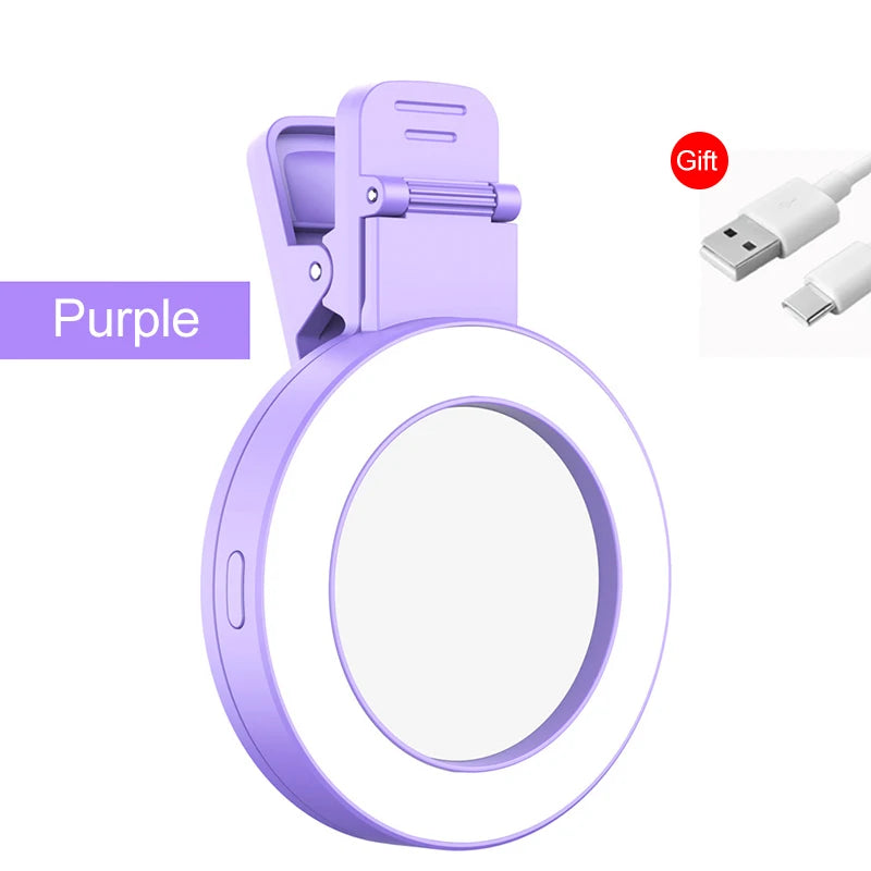 selfie fill light Mobile led light led fill light for professional photography  camera light led light mobile selfie ring lights