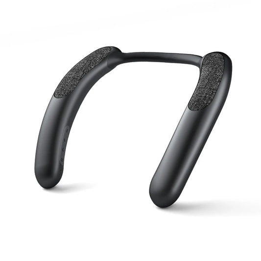 Rockmia EBS-910 Portable Wireless Bluetooth Speake Neck Wearable TF card Stereo Music Player Microphone Bass AAC Speaker