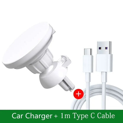 Magnetic Car Wireless Charger Stand Mobile Phone Chargers Holder for iPhone 15 14 13 12 Pro Max Mini Car Fast Charging Station