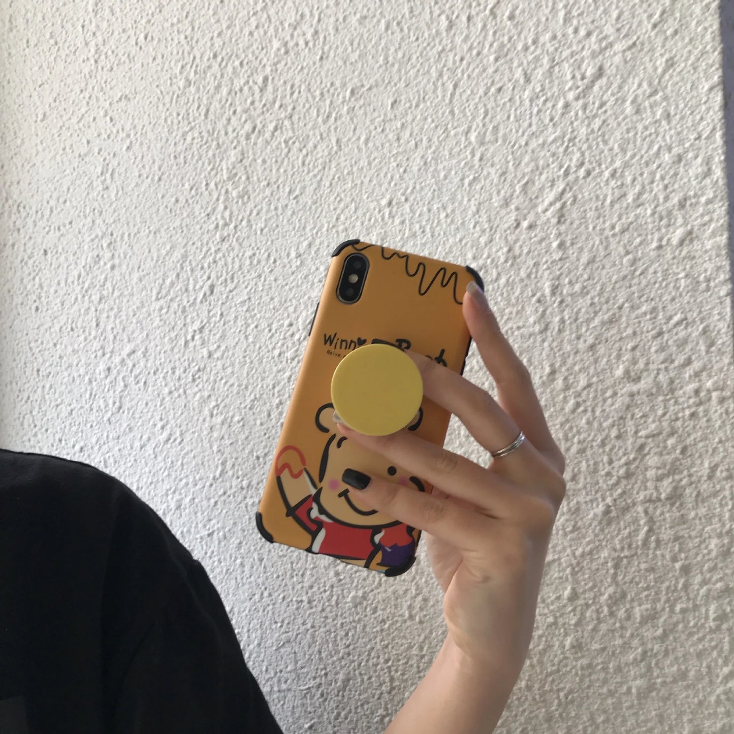 Cute Airbag Holder Korean Ins Style Internet Celebrity Lazy Desktop Retractable Round Folding Mobile Phone Holder Pop Sockets