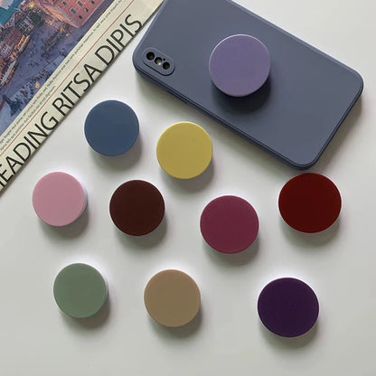 Cute Airbag Holder Korean Ins Style Internet Celebrity Lazy Desktop Retractable Round Folding Mobile Phone Holder Pop Sockets