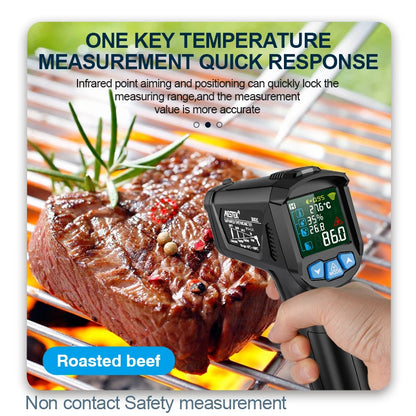 -50 to 800 Degree Mestek Digital Infrared Thermometer Laser Temperature Meter Non-contact Pyrometer Hygrometer IR Thermometer
